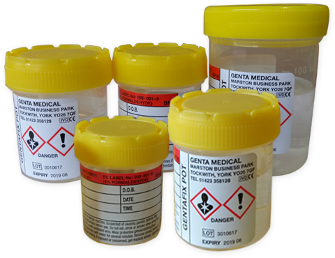Genta Medical Supply A Variety Of Biopsy Pots